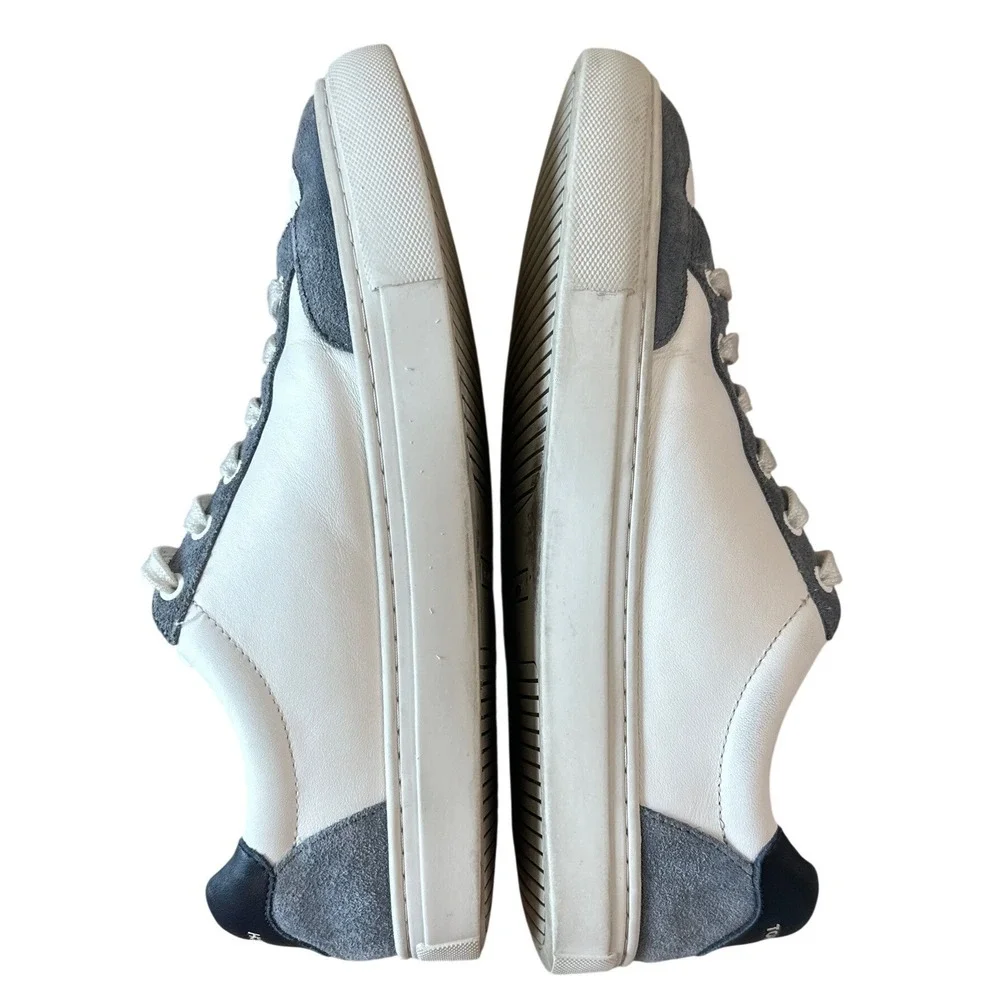 Tory‎ Burch Color Block T Logo Leather Sneakers 9.5 Box Style 161131